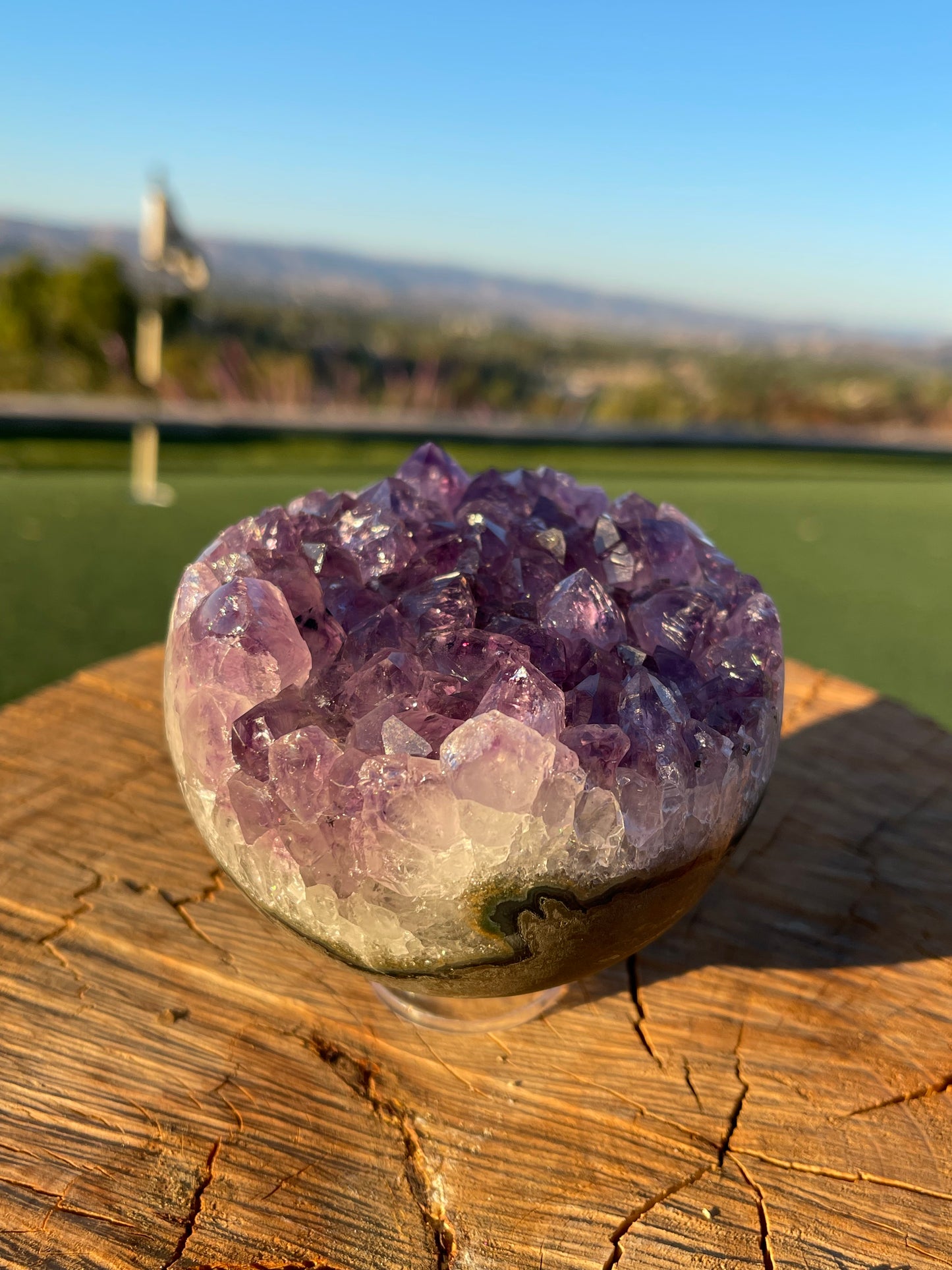 Amethyst Geode Sphere