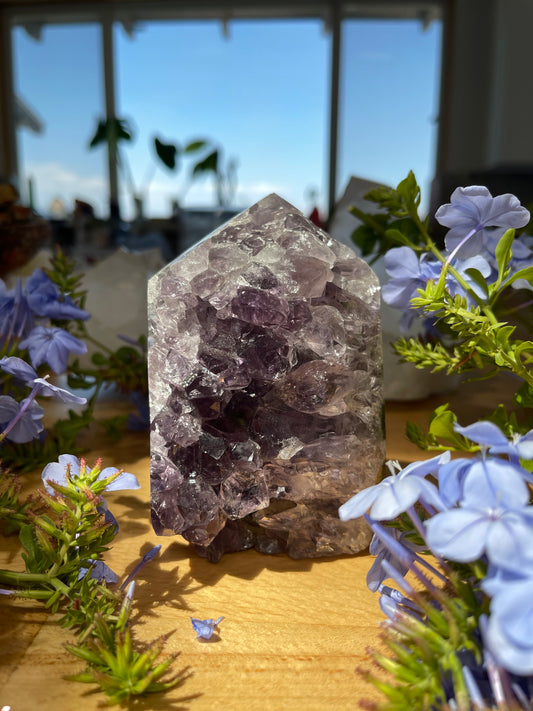 Amethyst Geode Tower