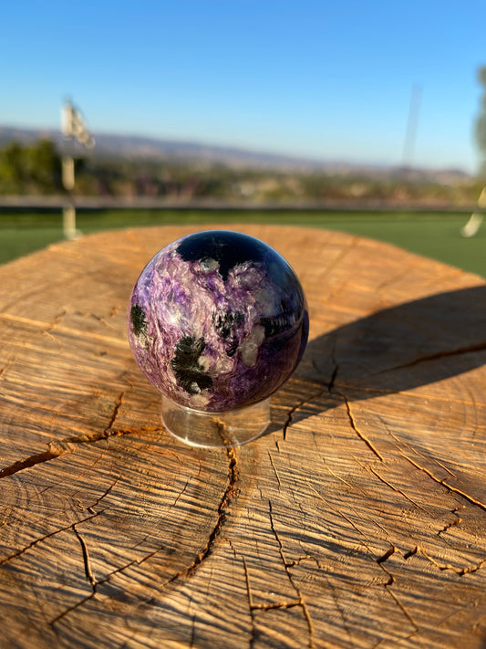 Purple Charoite Sphere