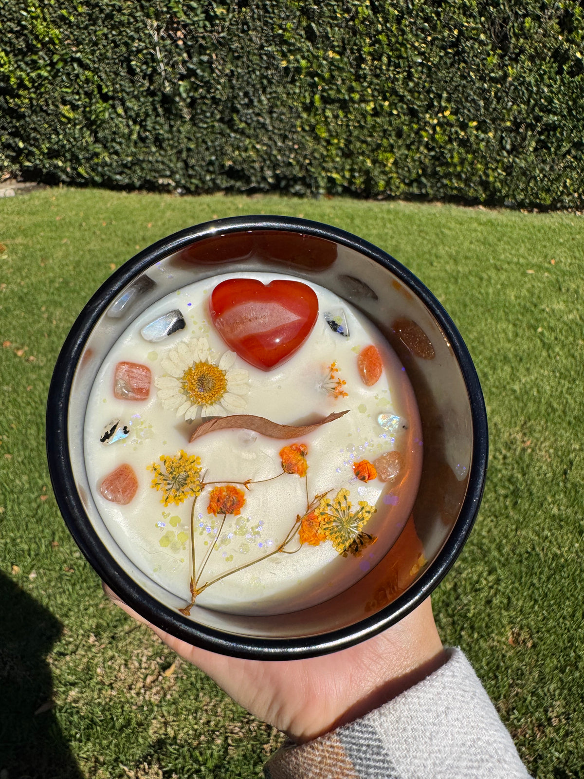 Sweet Coffee Crystal Candle