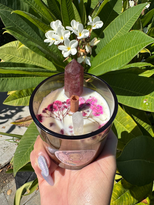 Butterscotch & Bourbon Crystal Candle
