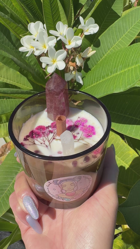 Butterscotch & Bourbon Crystal Candle