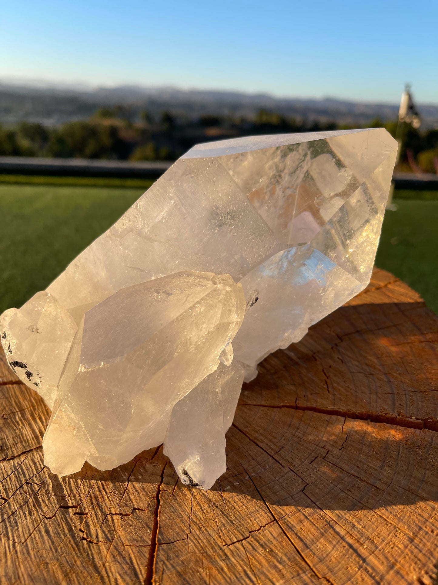 Lemurian Quartz Cluster