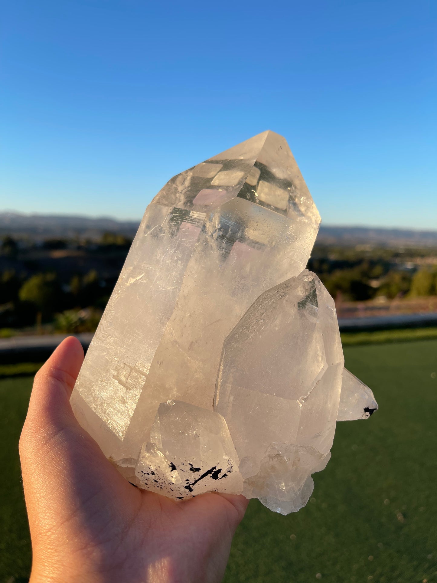 Lemurian Quartz Cluster