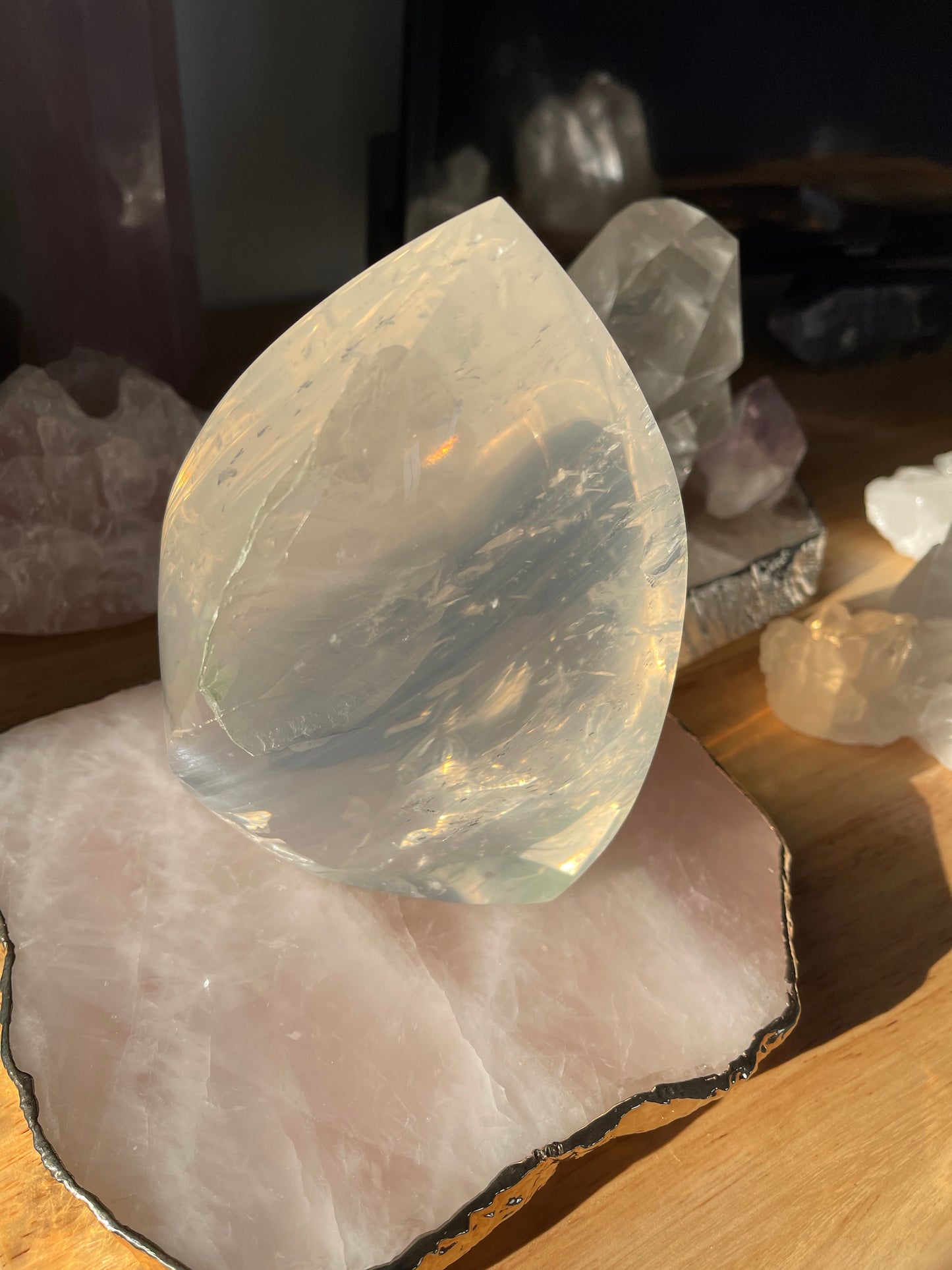 Girasol Citrine Quartz Flame - High Grade