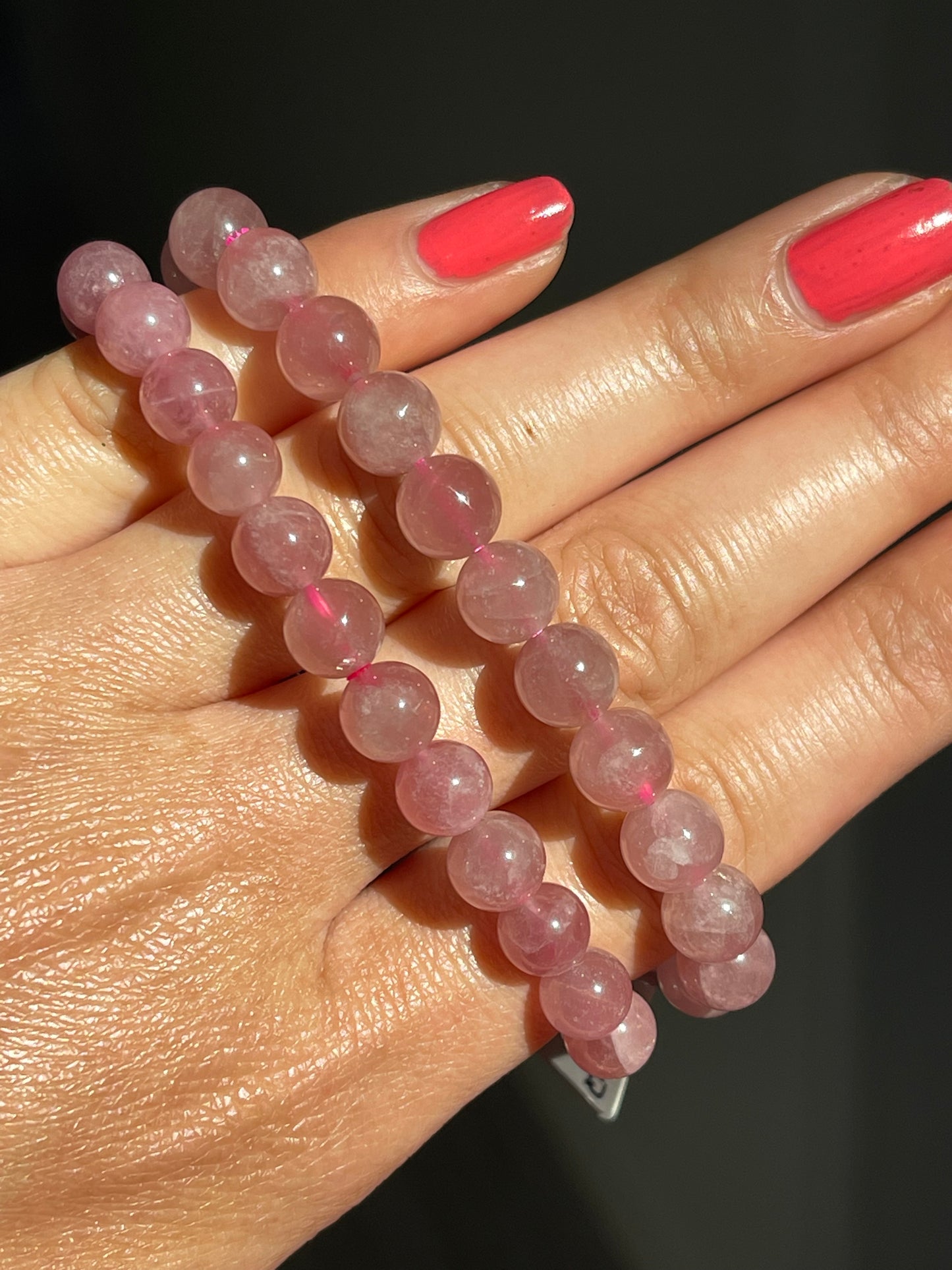 Lavender Rose Quartz Bracelet